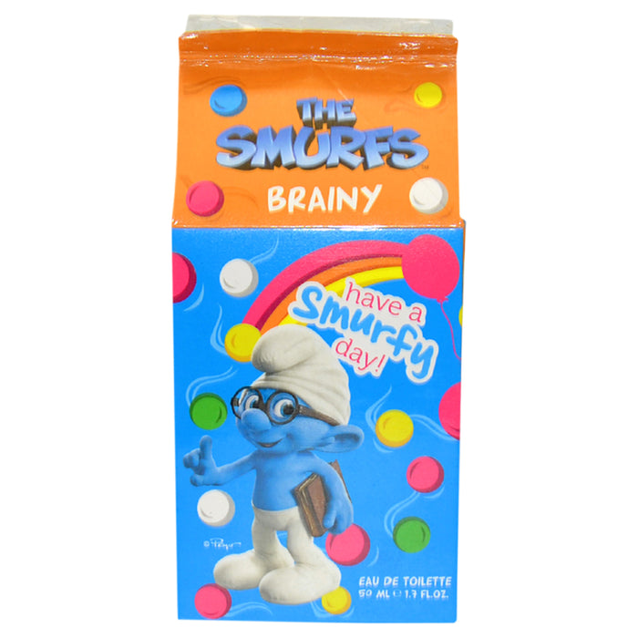 Los Pitufos Brainy de First American Brands para niños - Spray EDT de 1,7 oz (probador)