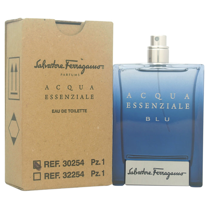 Acqua Essenziale Blu de Salvatore Ferragamo para hombres - EDT en aerosol de 3,4 oz (probador)