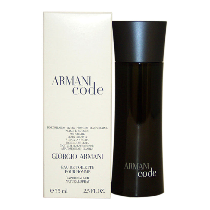 Armani Code de Giorgio Armani para hombres - EDT en aerosol de 2.5 oz (probador)