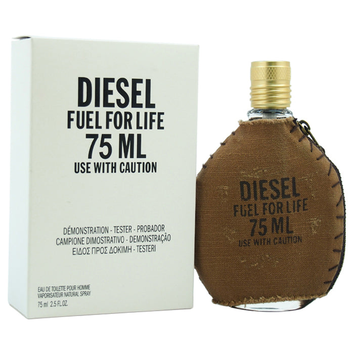 Diesel Fuel For Life Pour Homme de Diesel para hombres - Spray EDT de 2.5 oz (probador)