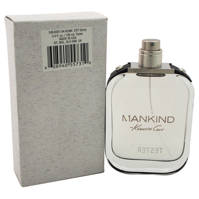 Mankind de Kenneth Cole pour hommes - Spray EDT de 3,4 oz (testeur)