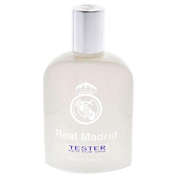 Real Madrid par Real Madrid pour homme - Spray EDT de 3,4 oz (testeur)