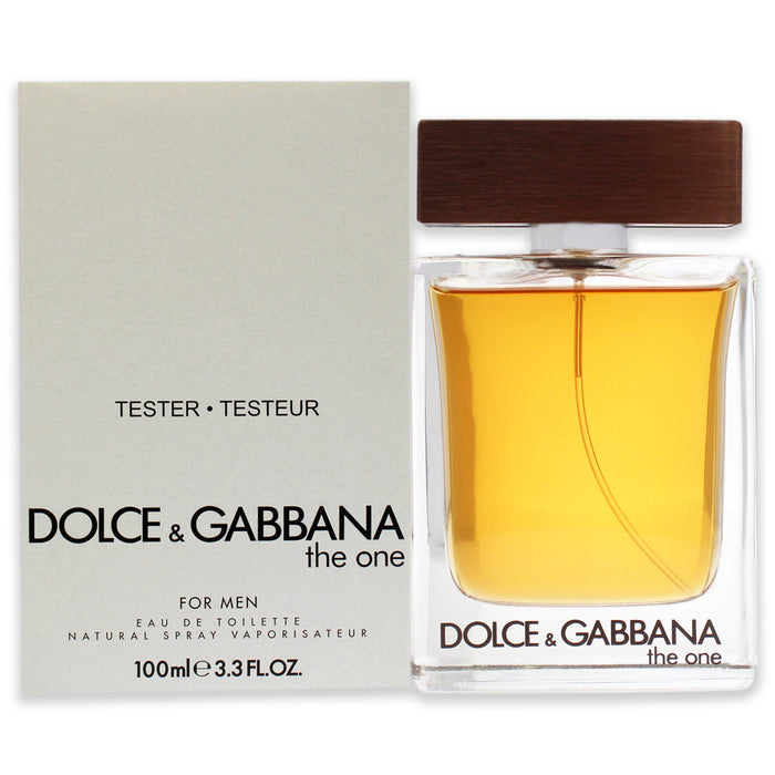 The One de Dolce and Gabbana para hombres - Spray EDT de 3,3 oz (probador)