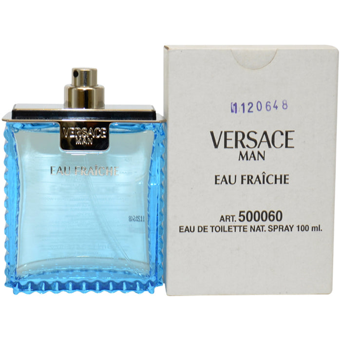 Versace Man Eau Fraiche de Versace para hombres - EDT en aerosol de 3.4 oz (probador)