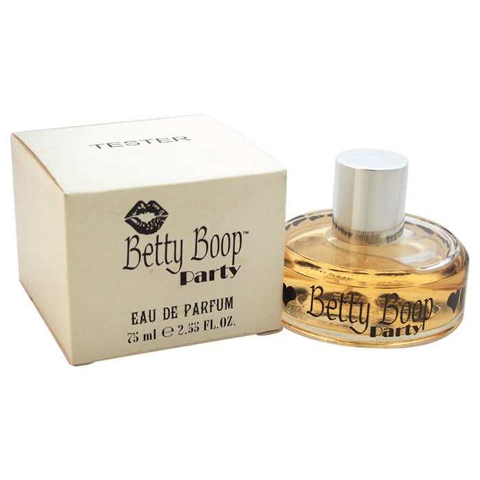 Betty Boop Party de Betty Boop para mujeres - EDP en aerosol de 2,55 oz (probador)