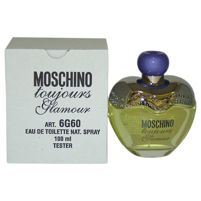 Moschino Toujours Glamour de Moschino pour femme - Spray EDT de 3,4 oz (testeur)