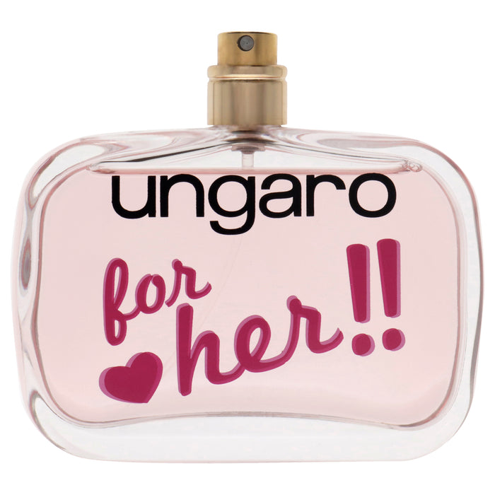 Ungaro For Her d'Emanuel Ungaro pour femme - Spray EDT de 3,4 oz (testeur)