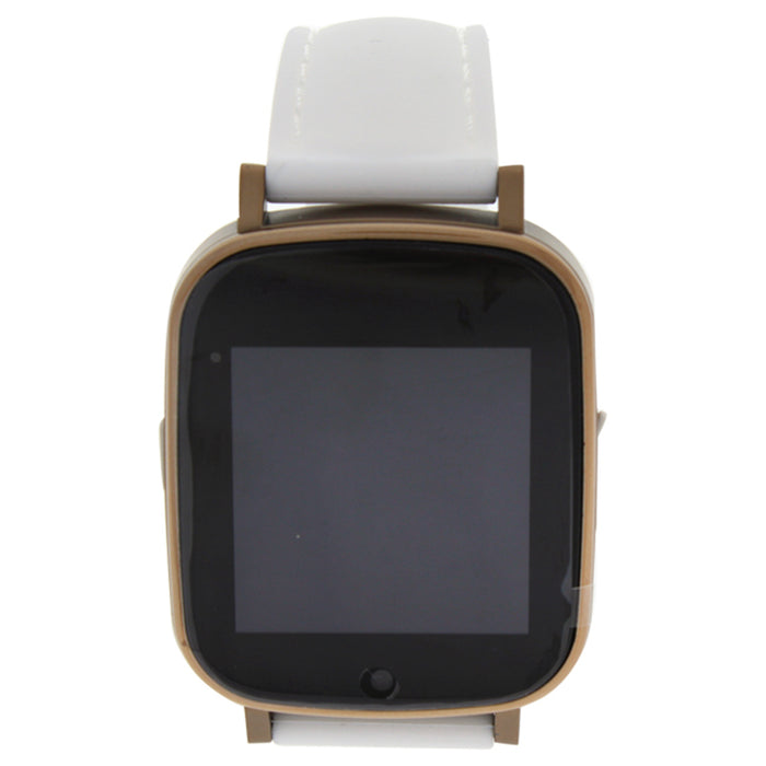 EK-G2 Montre Connectee Bronze/White Silicone Strap Smart Watch by Eclock for Men - 1 Pc Watch