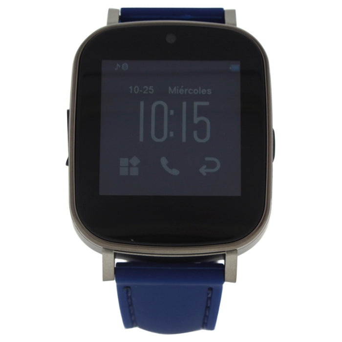 EK-G3 Montre Connectee Blue Silicone Strap Smart Watch by Eclock for Unisex - 1 Pc Watch