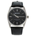 ZVF234 Fusion - Silver/ Black Leather Strap Watch by Zadig & Voltaire for Unisex - 1 Pc Watch