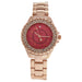 2033L-GPLP Rose Gold Stainless Steel Bracelet Watch by Kim & Jade for Women - 1 Pc Watch