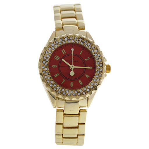 2033L-GR Gold Stainless Steel Bracelet Watch by Kim & Jade for Women - 1 Pc Watch