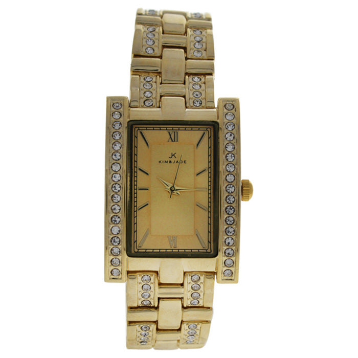 2060L-GG Gold Stainless Steel Bracelet Watch by Kim & Jade for Women - 1 Pc Watch