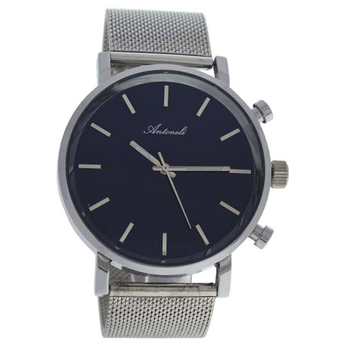 AG6182-08 Silver Stainless Steel Mesh Bracelet Watch by Antoneli for Women - 1 Pc Watch