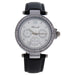 AL0519-07 Silver/Black Leather Strap Watch by Antoneli for Women - 1 Pc Watch