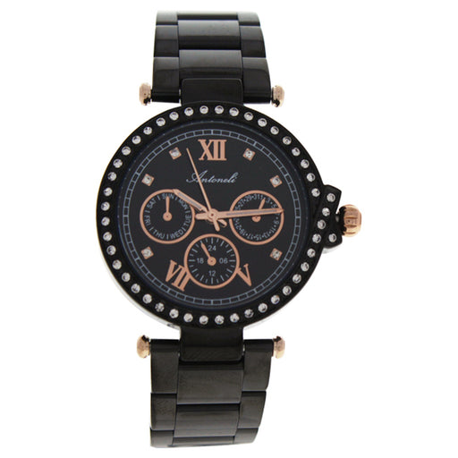 AL0519-14 Black Stainless Steel Bracelet Watch by Antoneli for Women - 1 Pc Watch