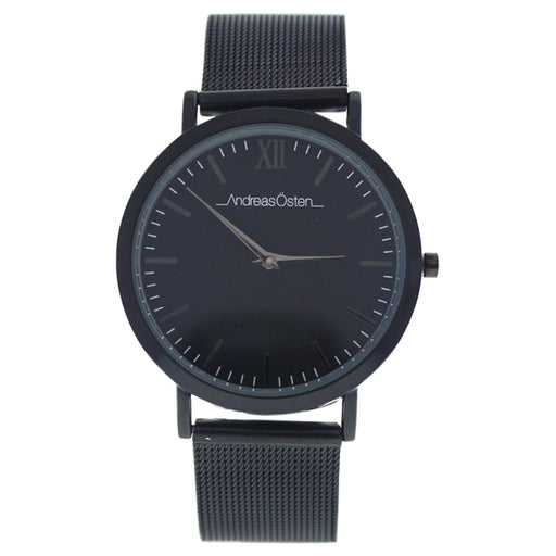 AO-134 Distrig - Black Stainless Steel Mesh Bracelet Watch by Andreas Osten for Women - 1 Pc Watch