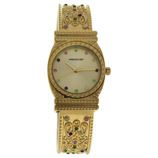 MSHMIG Mizuna - Gold Stainless Steel Bracelet Watch by Manoush for Women - 1 Pc Watch