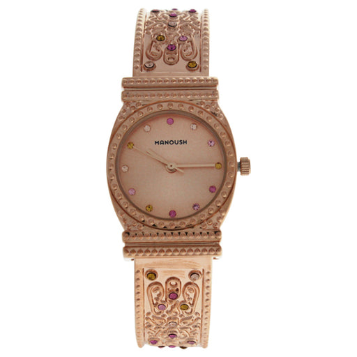 MSHMIRG Mizuna - Rose Gold Stainless Steel Bracelet Watch by Manoush for Women - 1 Pc Watch
