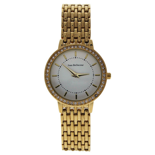 REDS15 Sophie - Gold Stainless Steel Bracelet Watch by Jean Bellecour for Women - 1 Pc Watch