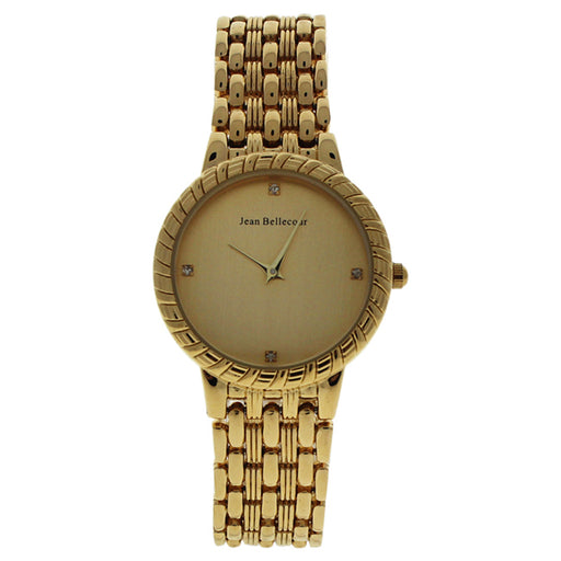 REDS20 Dufrene - Gold Stainless Steel Bracelet Watch by Jean Bellecour for Women - 1 Pc Watch