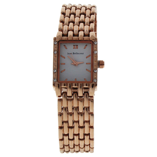 REDS25-RGW Rose Gold Stainless Steel Bracelet Watch by Jean Bellecour for Women - 1 Pc Watch