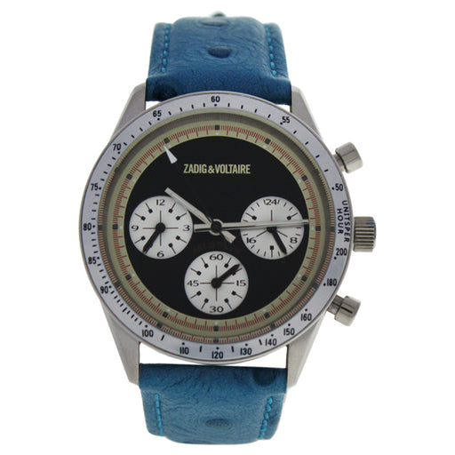 ZVM106 Master - Silver/Turquoise Leather Strap Watch by Zadig & Voltaire for Women - 1 Pc Watch
