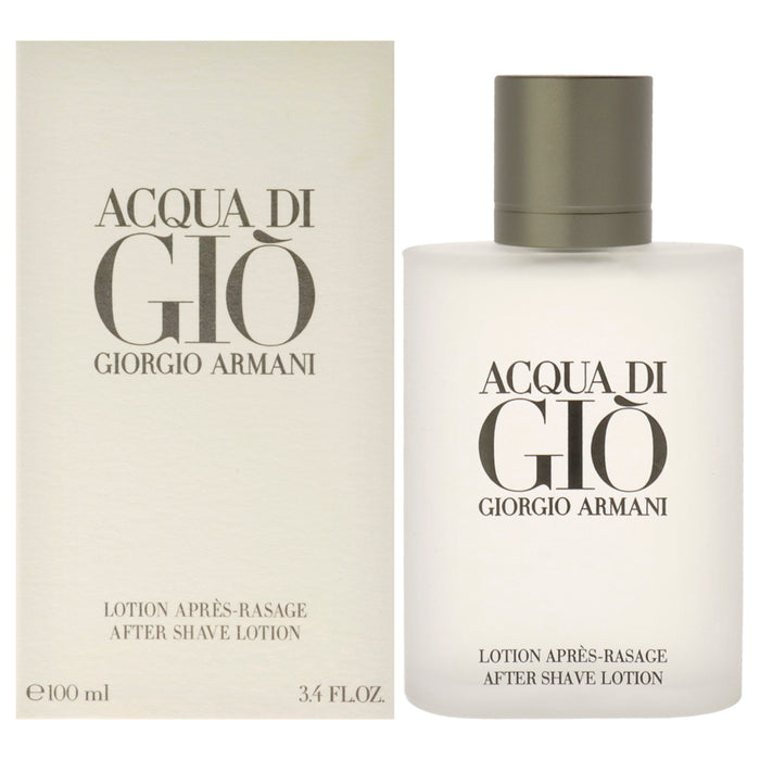 Acqua Di Gio de Giorgio Armani para hombres - Loción para después del afeitado de 3,4 oz
