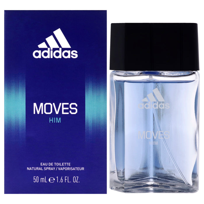 Adidas Moves de Adidas para hombres - Spray EDT de 1.6 oz