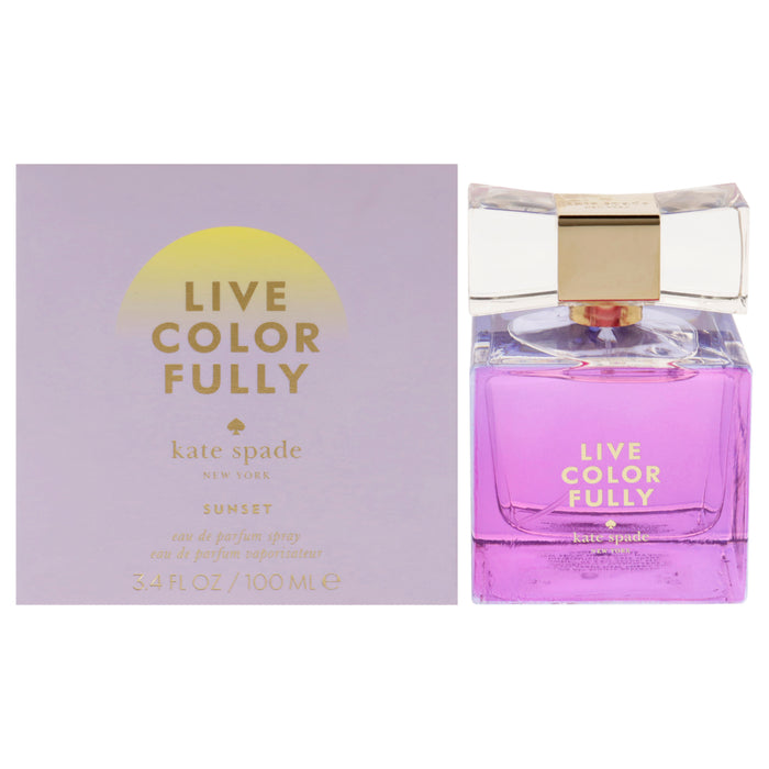 Live Colorfully Sunset by Kate Spade for Women - 3.4 oz EDP Spray (Tester)