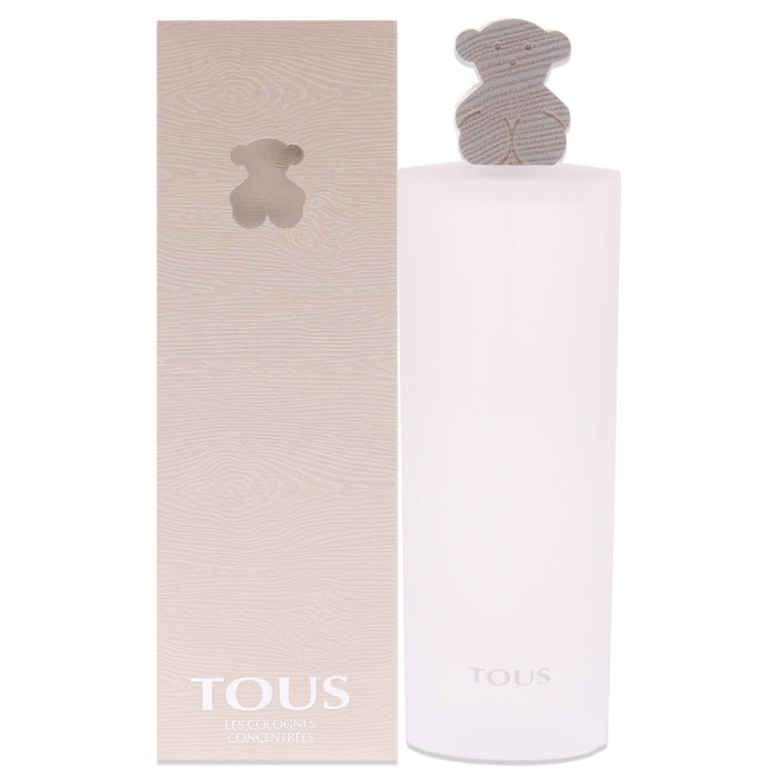 Les Colognes Concentrees by Tous for Women - 3 oz EDT Spray
