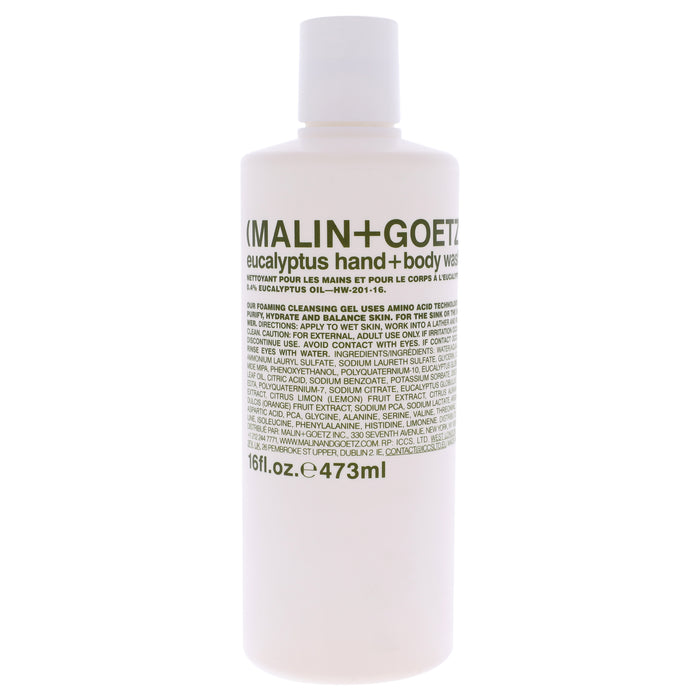 Jabón para manos y cuerpo de eucalipto de Malin + Goetz para unisex - Jabón corporal de 16 oz