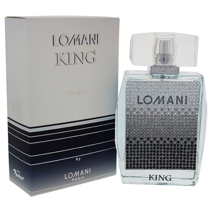 Lomani King de Lomani pour homme - Vaporisateur EDT de 3,3 oz
