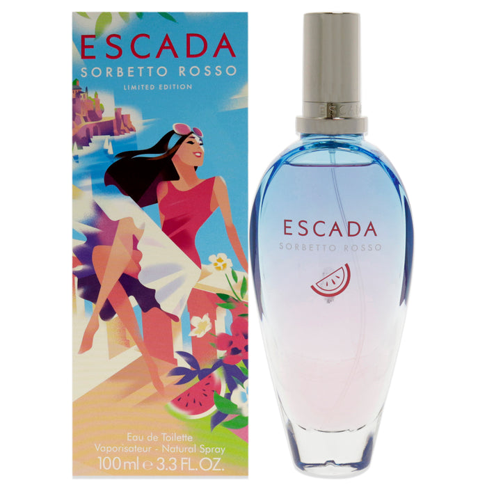 Sorbetto Rosso - Limited Edition by Escada for Women - 3.3 oz EDT Spray