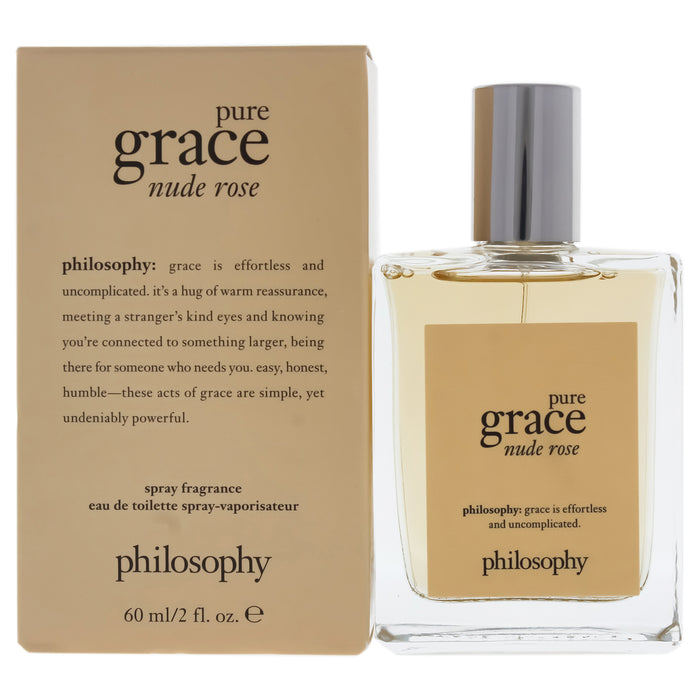 Pure Grace Nude Rose de Philosophy para mujeres - Spray EDT de 2 oz