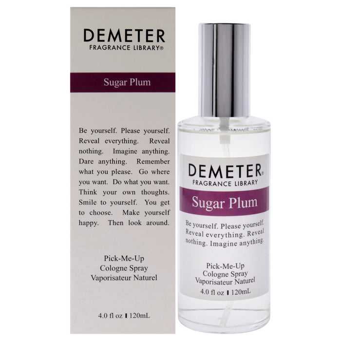 Sugar Plum by Demeter for Unisex - 4 oz Cologne Spray