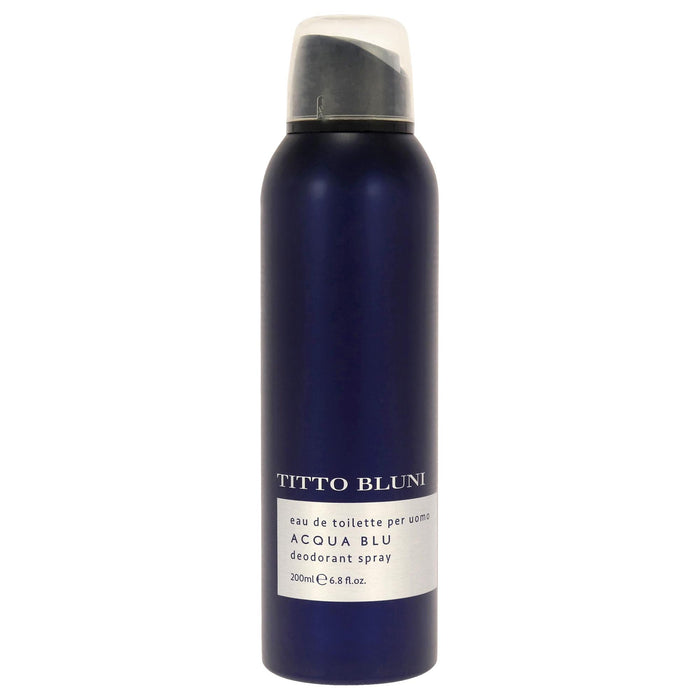 Acqua Blu de Titto Bluni pour hommes - Déodorant Spray 6,8 oz