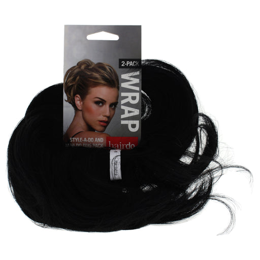 Style-a-do And Mini-do Duo Pack - R1 Black by Hairdo for Women - 2 Pc Hair Wrap