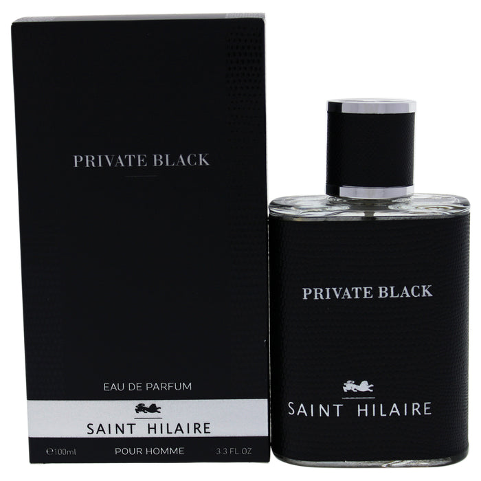 Private Black de Saint Hilaire para hombres - EDP en aerosol de 3,3 oz