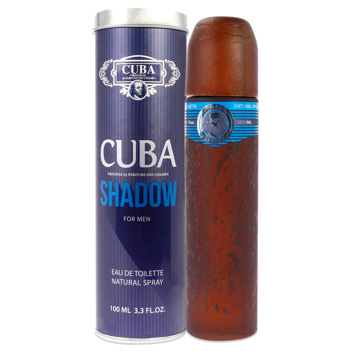Cuba Shadow de Cuba pour hommes - Spray EDT de 3,3 oz