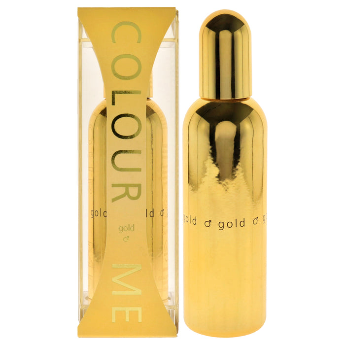 Color Me Gold de Milton-Lloyd para hombres - EDP en aerosol de 3 oz