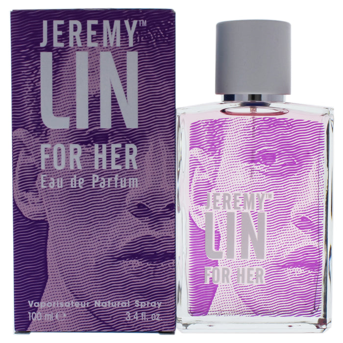 Jeremy Lin For Her de Jeremy Lin para mujeres - Spray EDP de 3,4 oz
