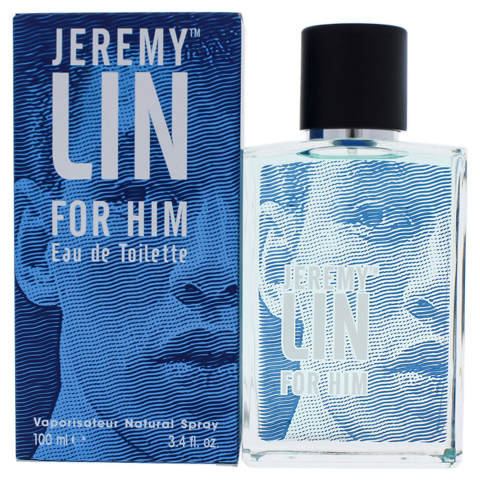 Jeremy Lin For Him de Jeremy Lin para hombres - Spray EDT de 3,4 oz