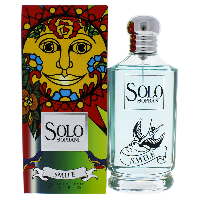 Solo Soprani Smile de Luciano Soprani para mujeres - Spray EDT de 3,3 oz