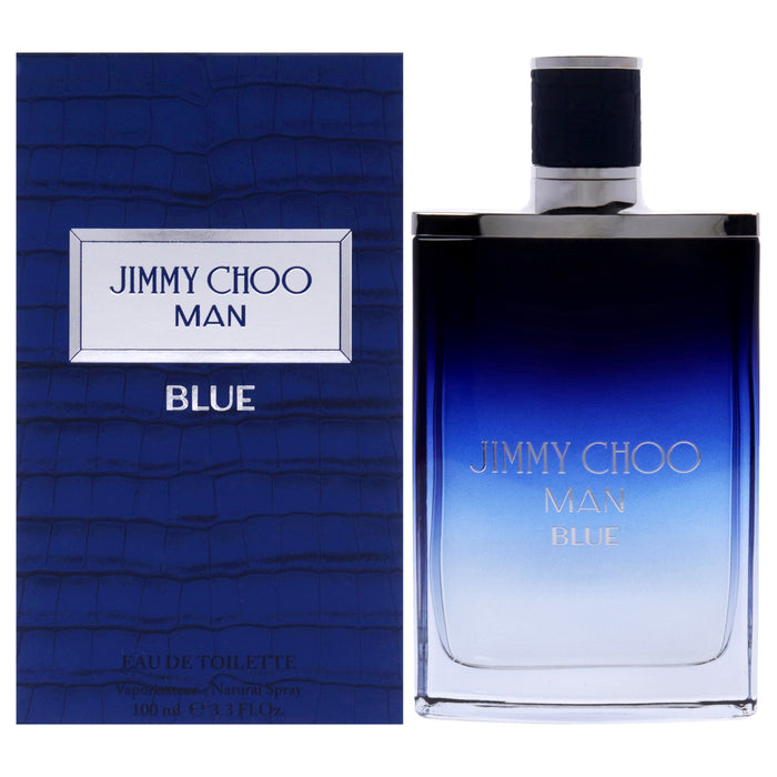 Jimmy Choo Man Blue de Jimmy Choo para hombres - Spray EDT de 3.3 oz