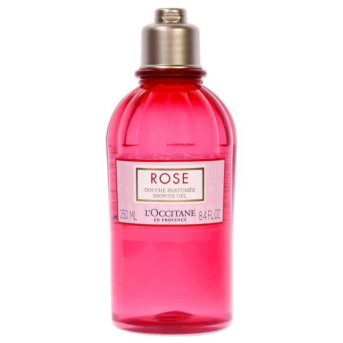Gel douche Rose de LOccitane pour femme - Gel douche 8,4 oz