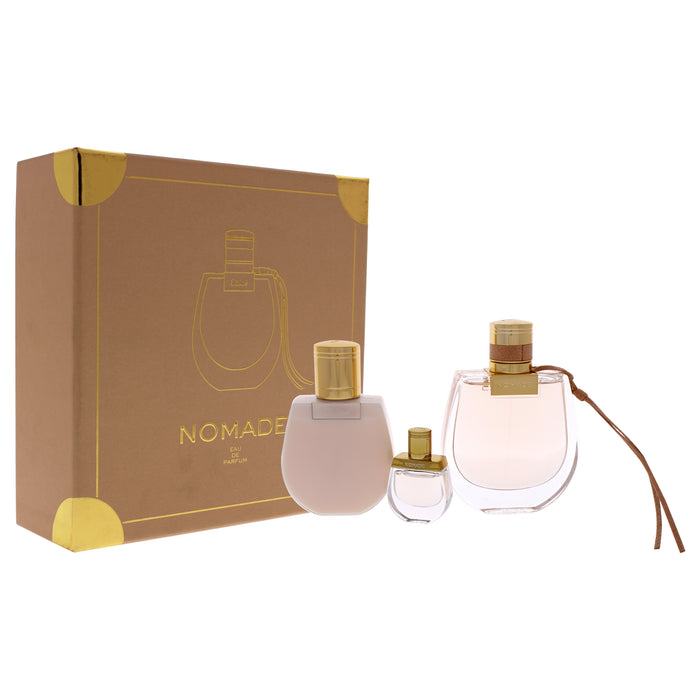 Nomade by Chloe for Women - 3 Pc Gift Set 2.5oz EDP Spray, 5ml EDP Splash, 3.4oz Body Lotion