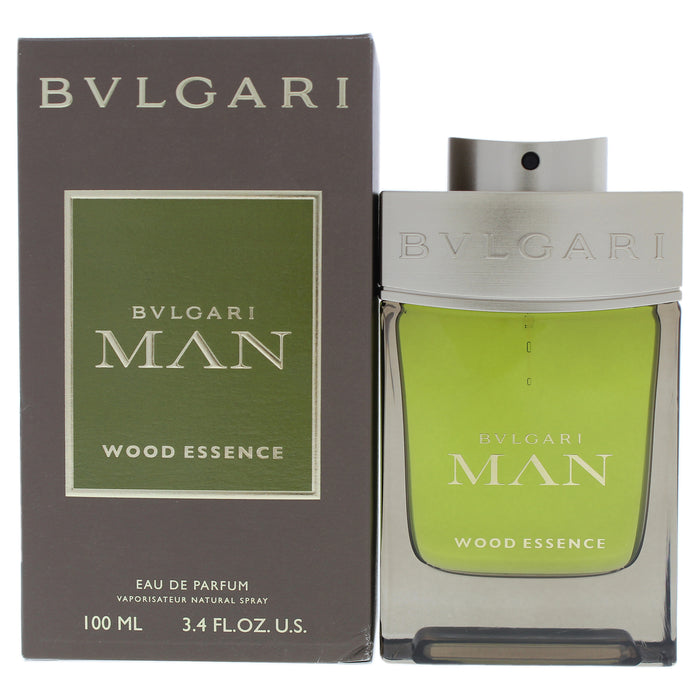 Esencia de madera Bvlgari Man de Bvlgari para hombres - Spray EDP de 3,4 oz