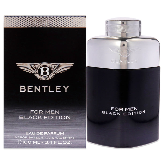 Bentley Black Edition de Bentley pour homme - Vaporisateur EDP de 3,4 oz