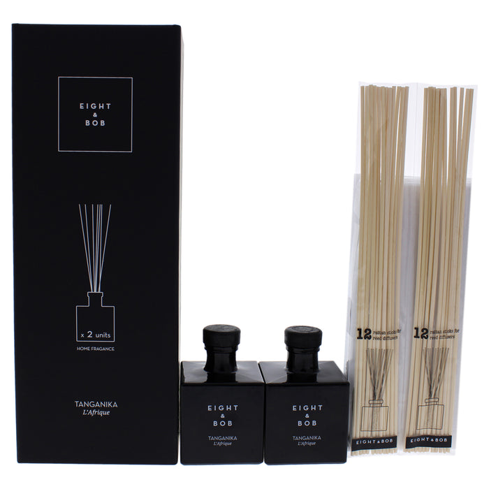 Tanganika LAfrique by Eight and Bob for Unisex - 2 x 100 ml Diffuser